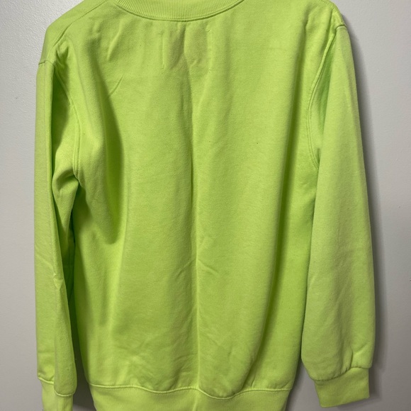 neon green crewneck - Picture 2 of 3